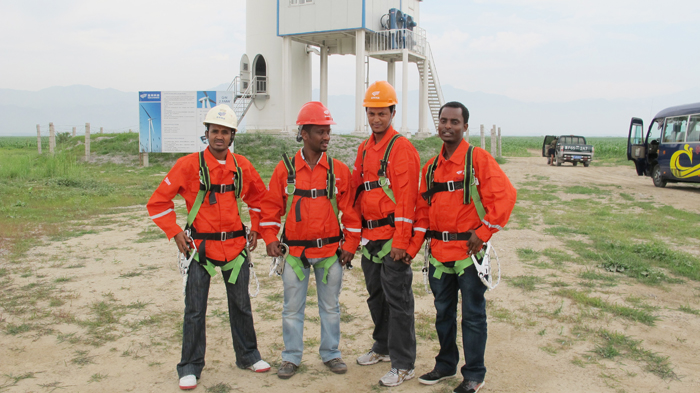 埃塞俄比项目部雇佣当地员工，提升就业率（Project Department of Ethiopia employed local personnel to improve the employment rate.）.JPG