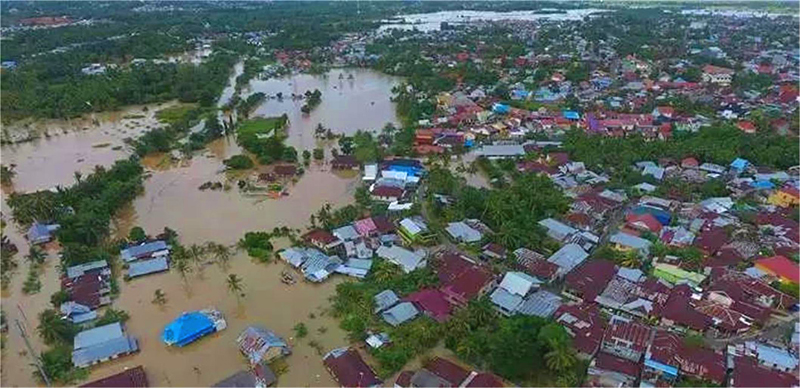 图为苏门答腊岛明古鲁暴雨造成的自然灾害.jpg