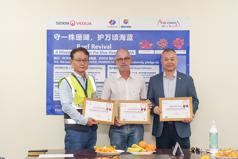 8.2025海洋日，三方代表为红珊瑚命名机构颁发领养珊瑚证书.jpg